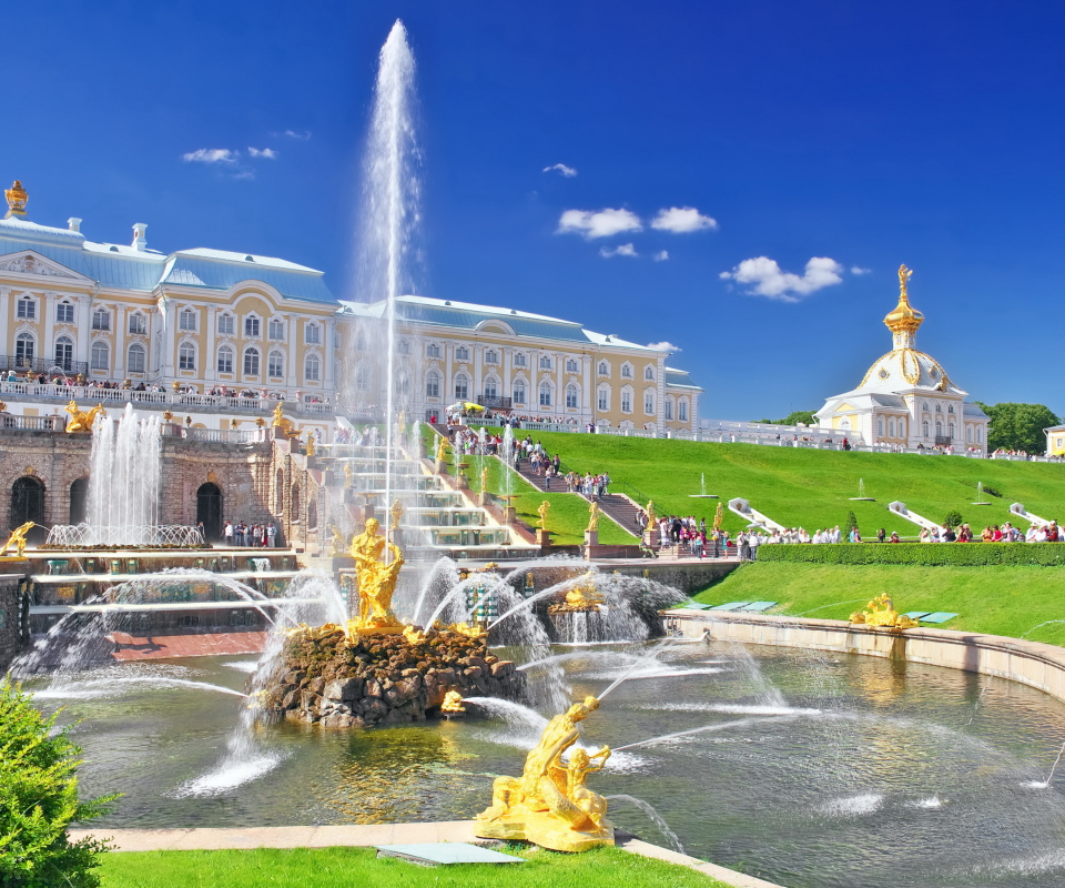 Screenshot №1 pro téma Peterhof In Saint-Petersburg 960x800