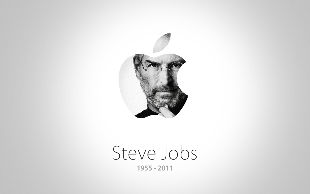 Das Steve Jobs Apple Wallpaper 1280x800
