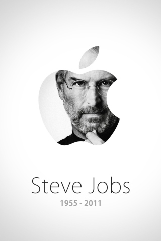 Das Steve Jobs Apple Wallpaper 320x480