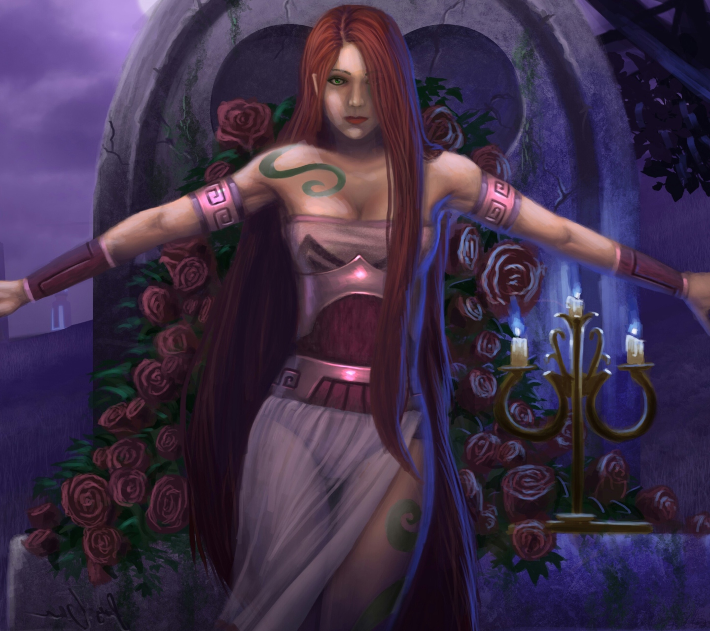 Screenshot №1 pro téma Fantasy Girl 1440x1280