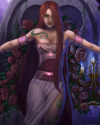 Fantasy Girl - Obrázkek zdarma pro 128x160