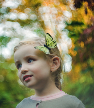 Little Butterfly Princess - Obrázkek zdarma pro 640x960