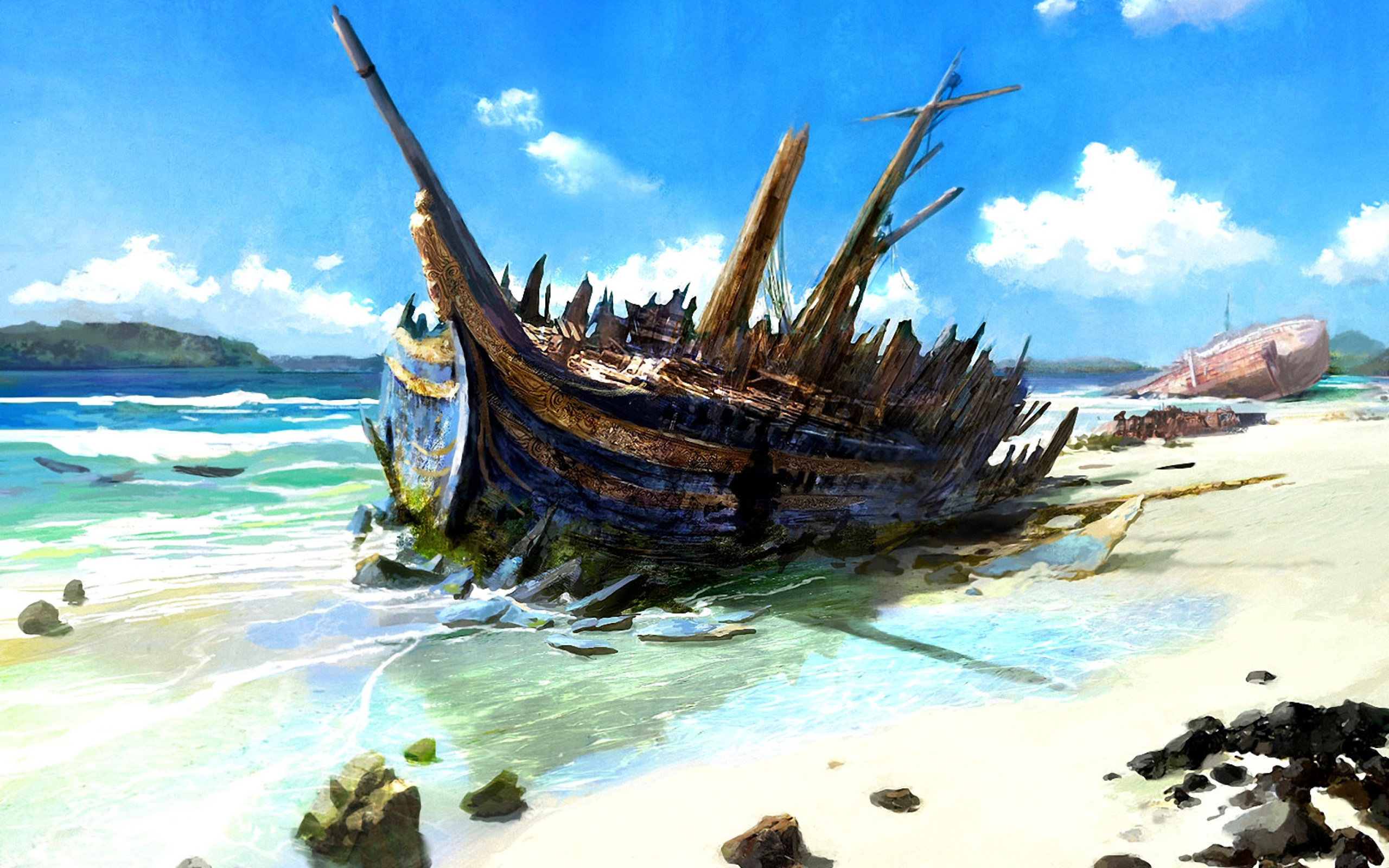 Screenshot №1 pro téma Shipwreck 2560x1600