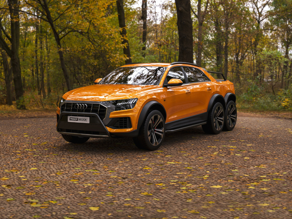 Fondo de pantalla Audi Q8 6X6 Off Road 1024x768