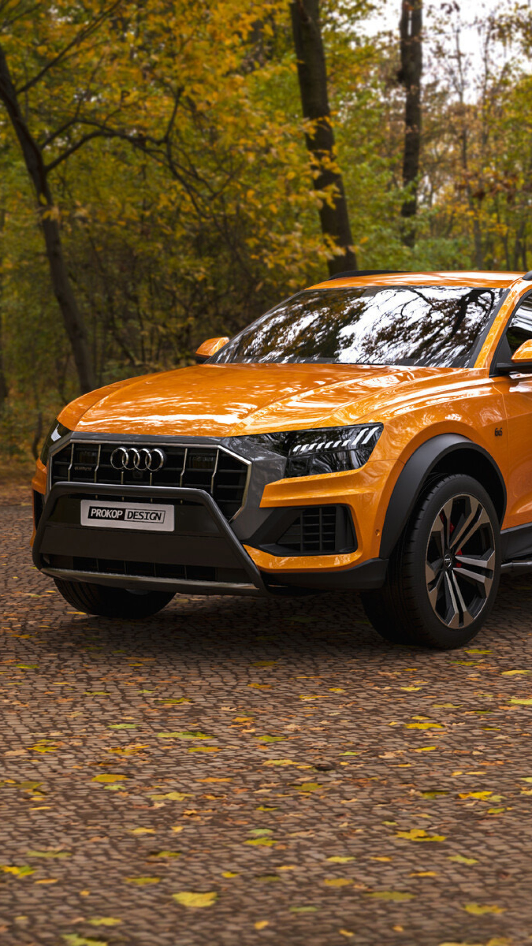 Обои Audi Q8 6X6 Off Road 1080x1920