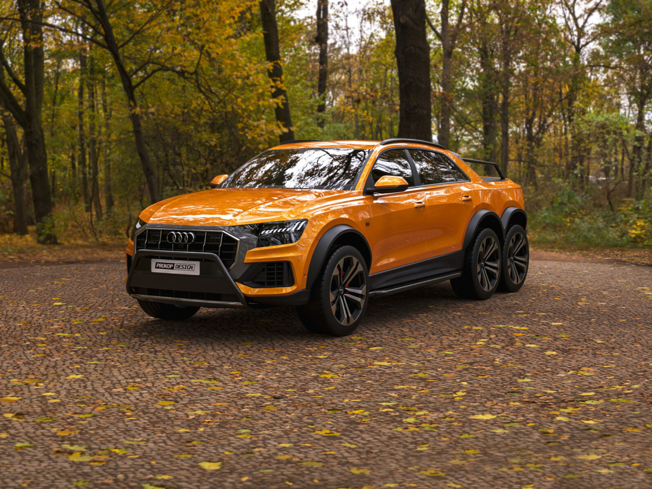 Обои Audi Q8 6X6 Off Road 1280x960