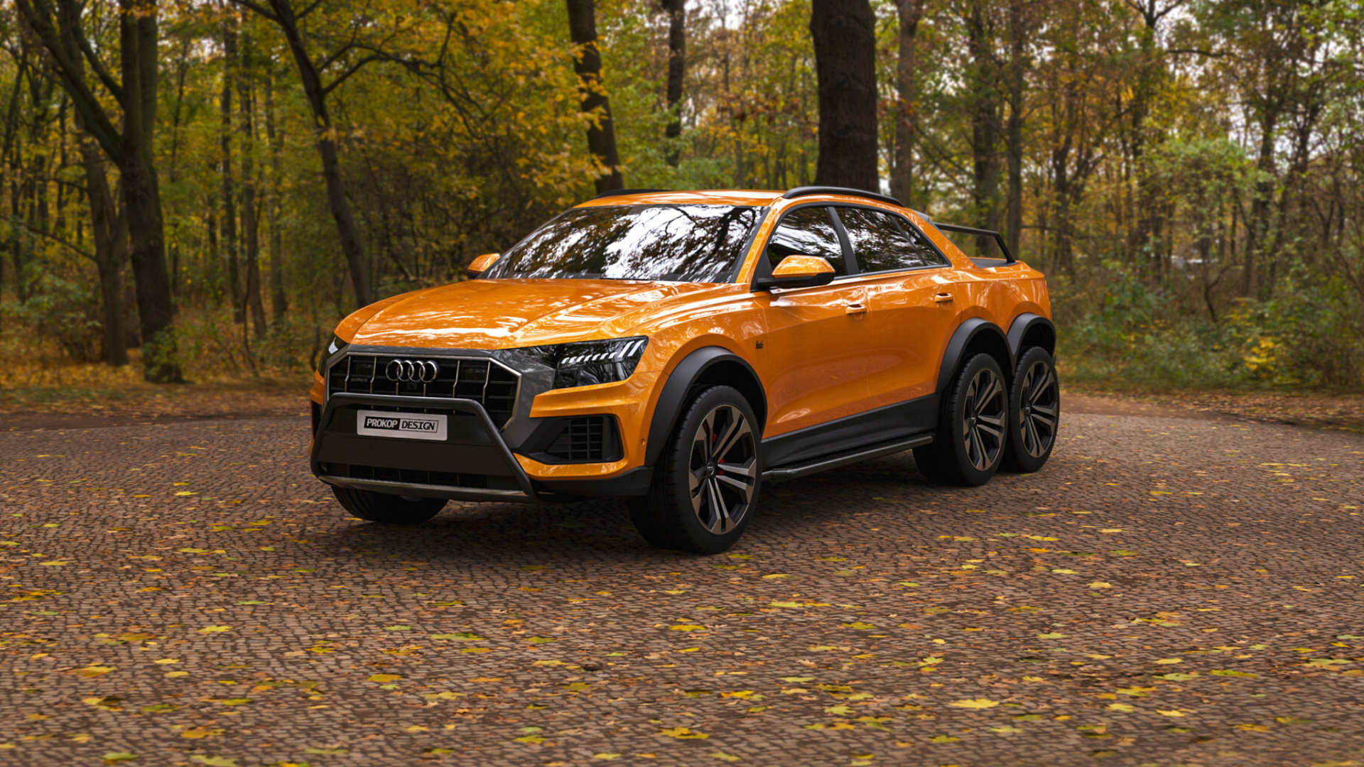 Das Audi Q8 6X6 Off Road Wallpaper 1920x1080