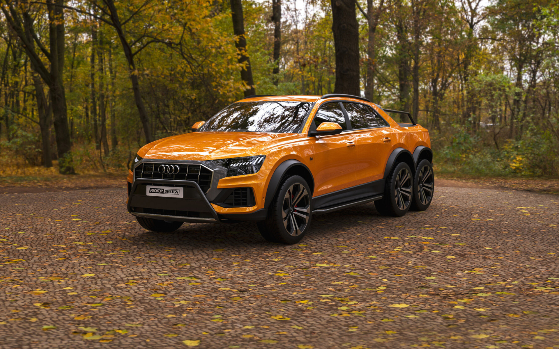 Das Audi Q8 6X6 Off Road Wallpaper 1920x1200