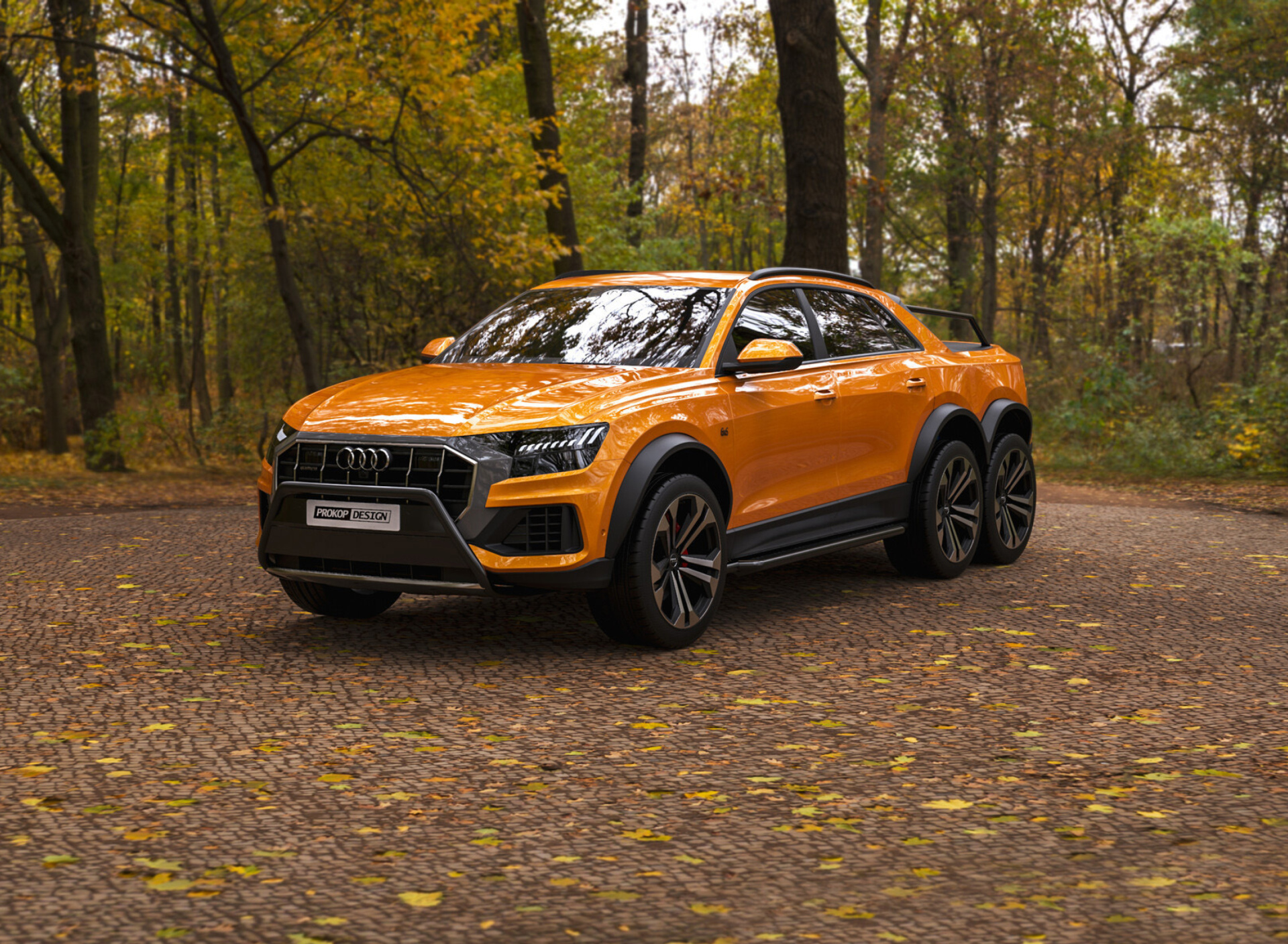 Screenshot №1 pro téma Audi Q8 6X6 Off Road 1920x1408