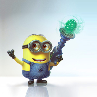 Minion with Laser Background for iPad 3