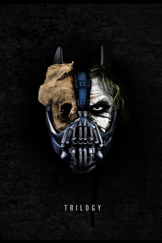 The Dark Knight Trilogy wallpaper 640x960