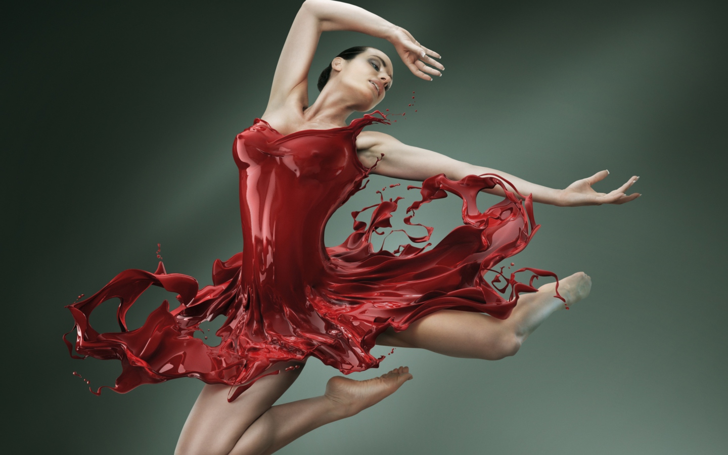 Das Ballerina Jump Wallpaper 1440x900