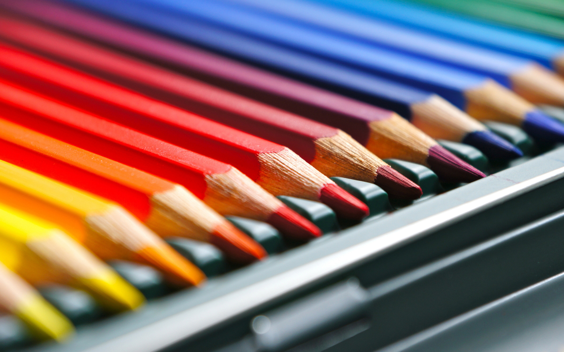 Screenshot №1 pro téma Coloured Pencils 1920x1200
