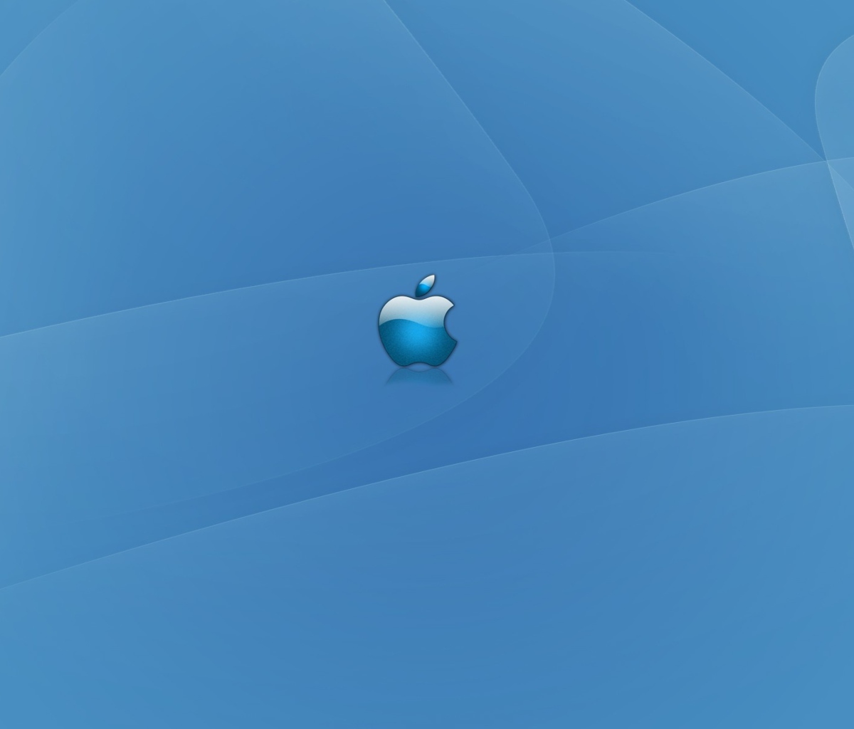 Das Apple Blue Logo Wallpaper 1200x1024
