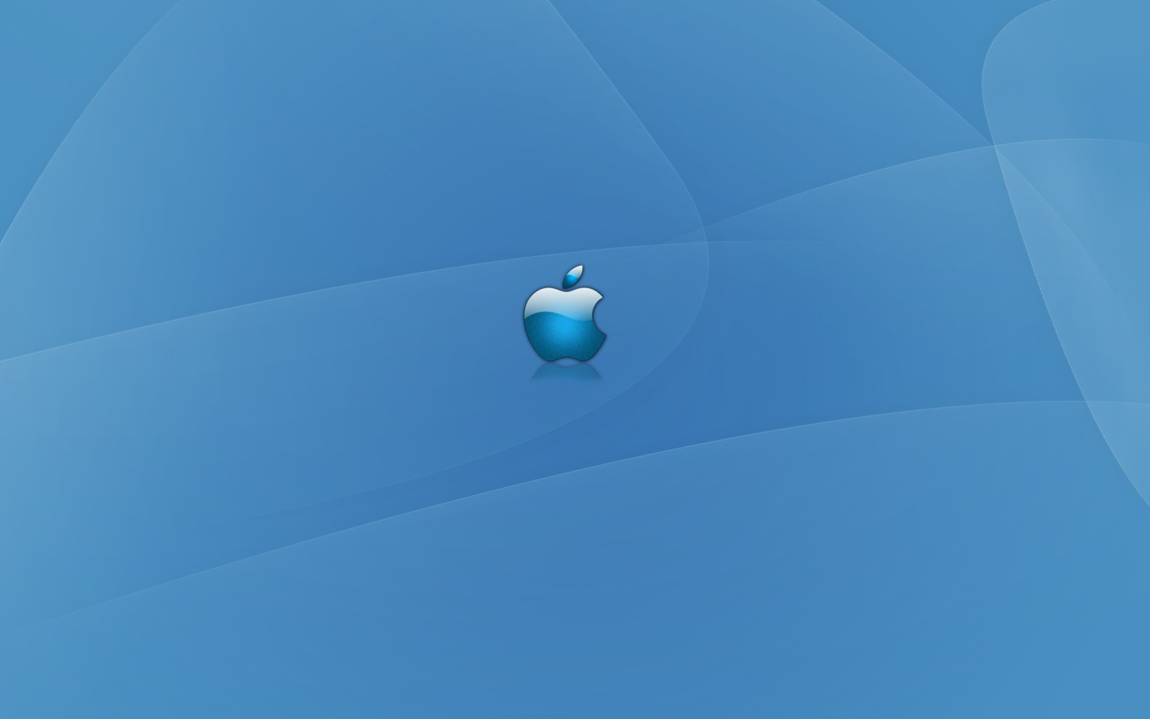 Screenshot №1 pro téma Apple Blue Logo 1680x1050