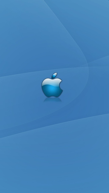 Screenshot №1 pro téma Apple Blue Logo 360x640