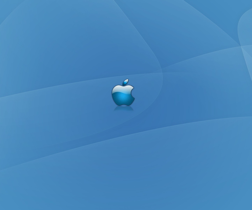 Screenshot №1 pro téma Apple Blue Logo 960x800