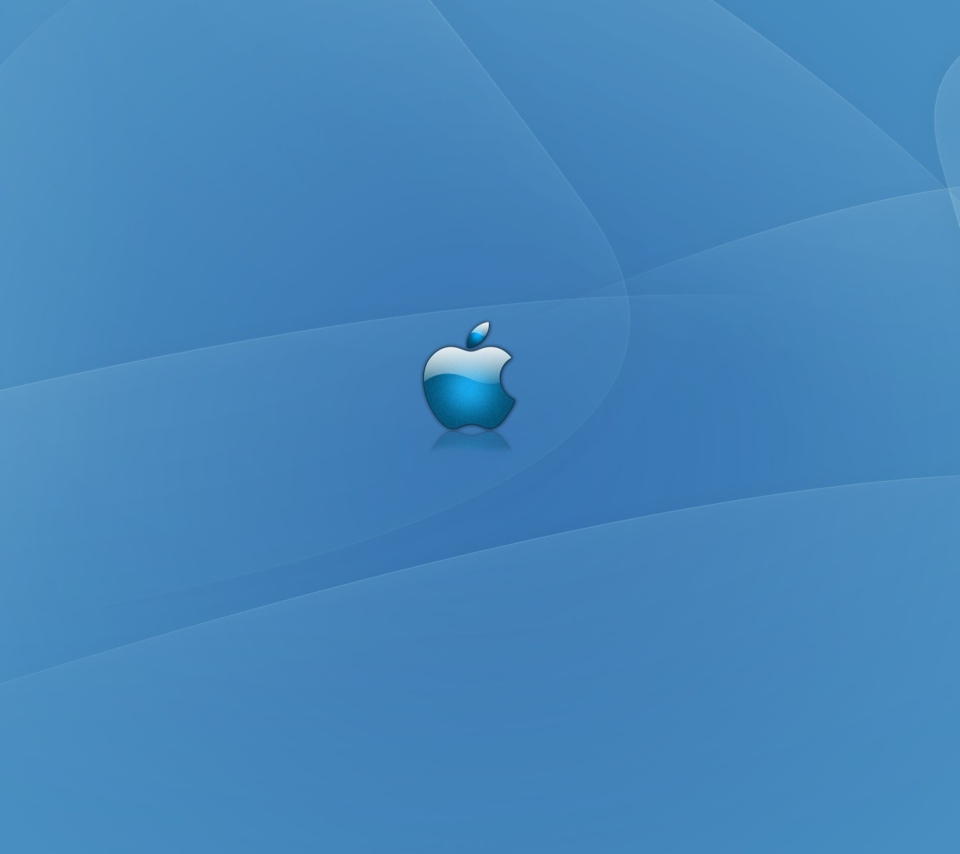 Screenshot №1 pro téma Apple Blue Logo 960x854
