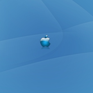 Kostenloses Apple Blue Logo Wallpaper für 2048x2048
