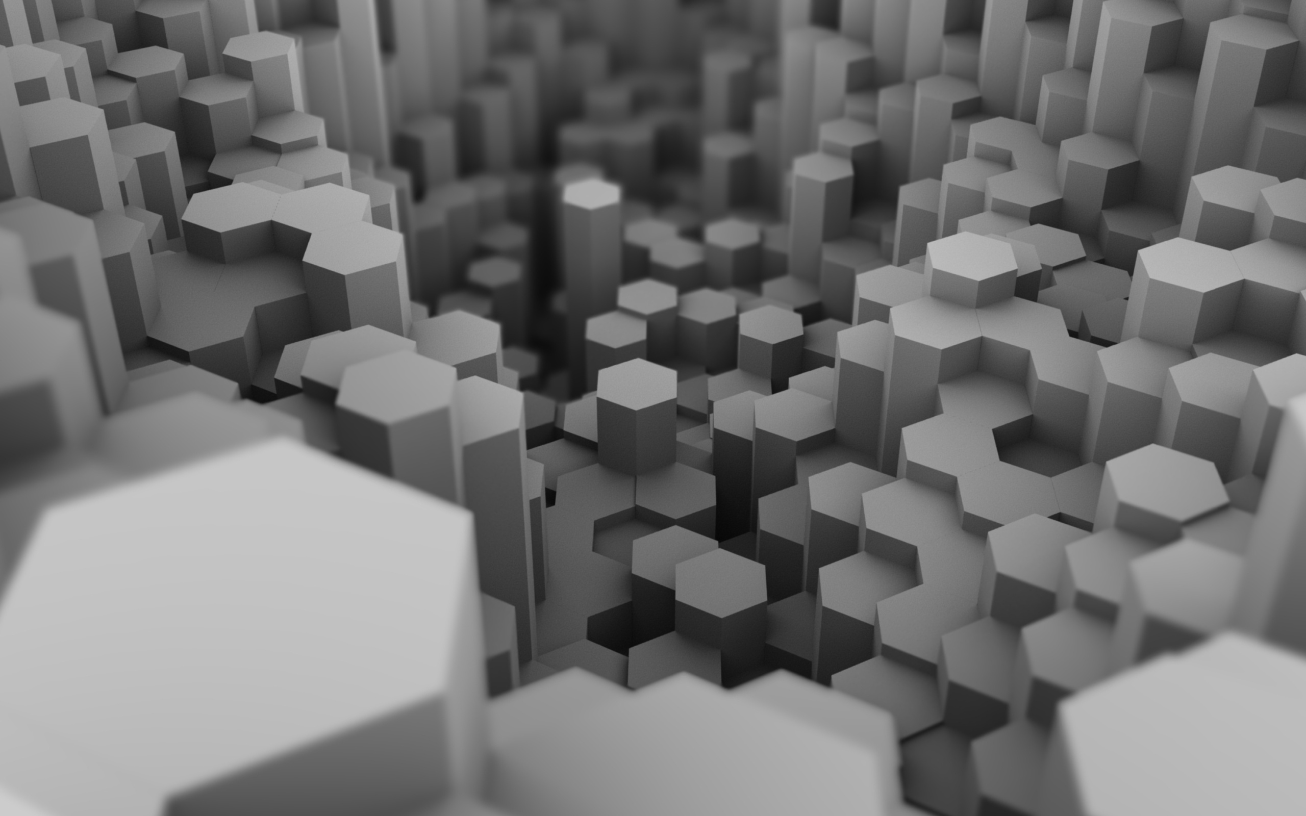 Gray 3d background rendering screenshot #1 2560x1600