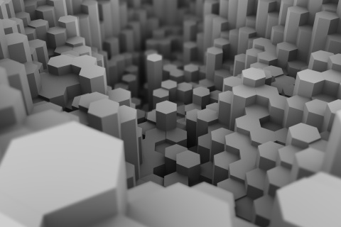 Gray 3d background rendering screenshot #1 480x320