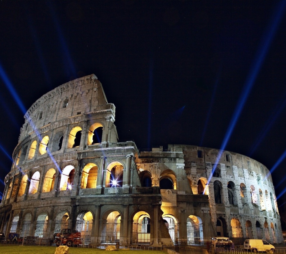 Fondo de pantalla Rome Center, Colosseum 960x854