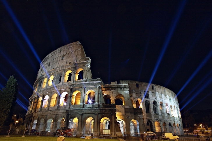Fondo de pantalla Rome Center, Colosseum