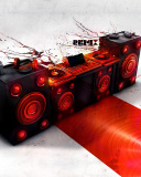 Fondo de pantalla Powered DJ Speakers 128x160