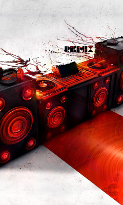 Das Powered DJ Speakers Wallpaper 240x400
