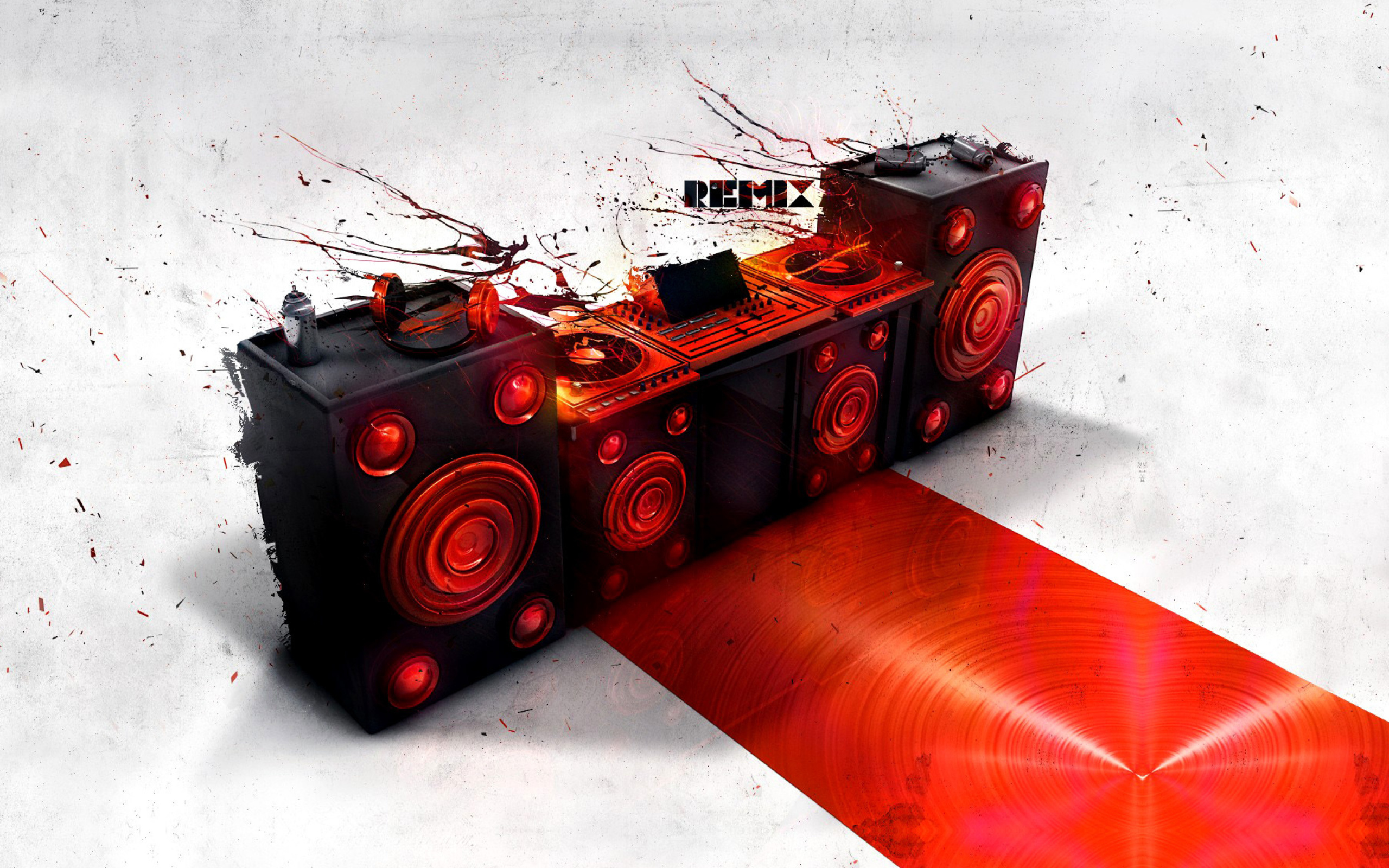 Das Powered DJ Speakers Wallpaper 2560x1600