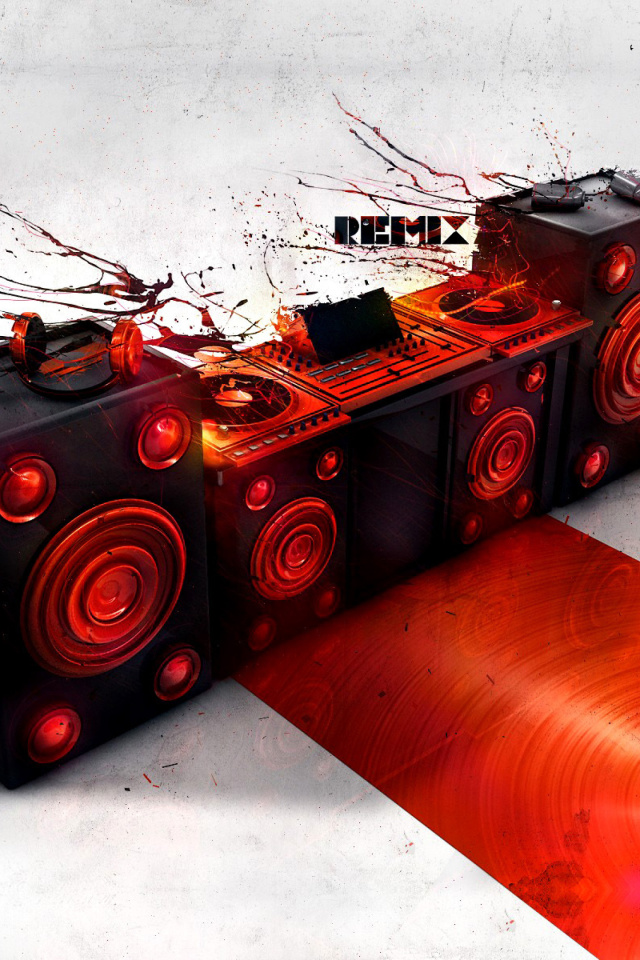 Powered DJ Speakers wallpaper 640x960