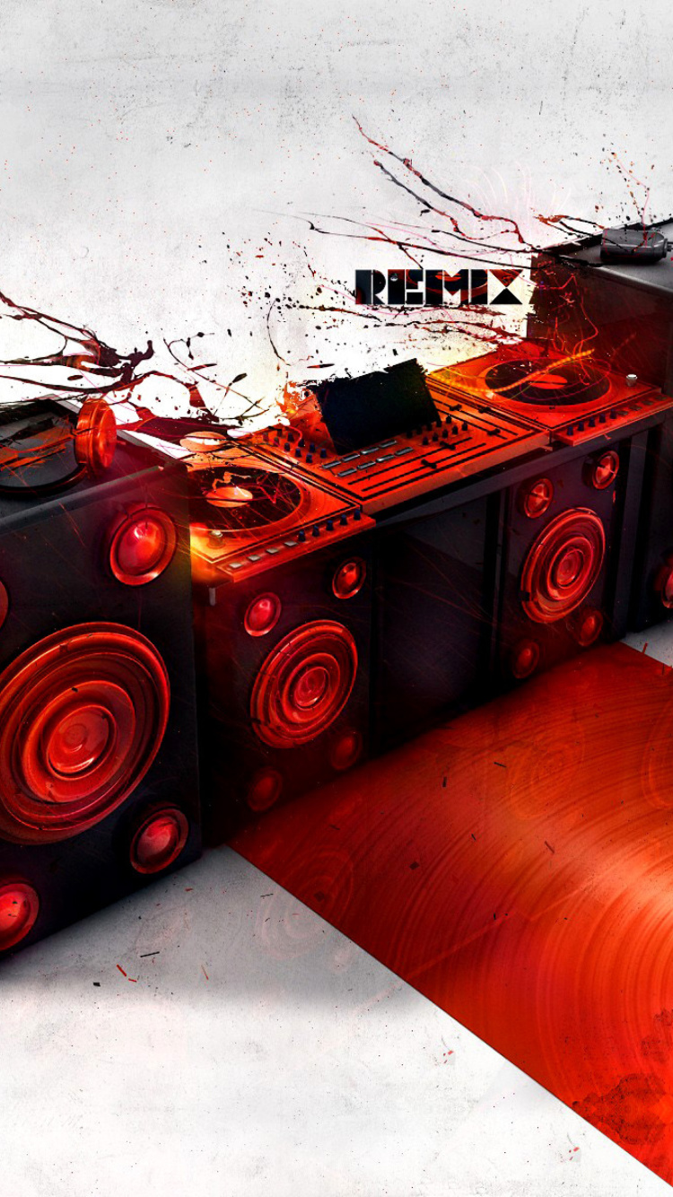 Das Powered DJ Speakers Wallpaper 750x1334
