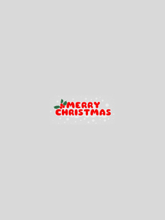 Das Merry Christmas Greeting Wallpaper 240x320