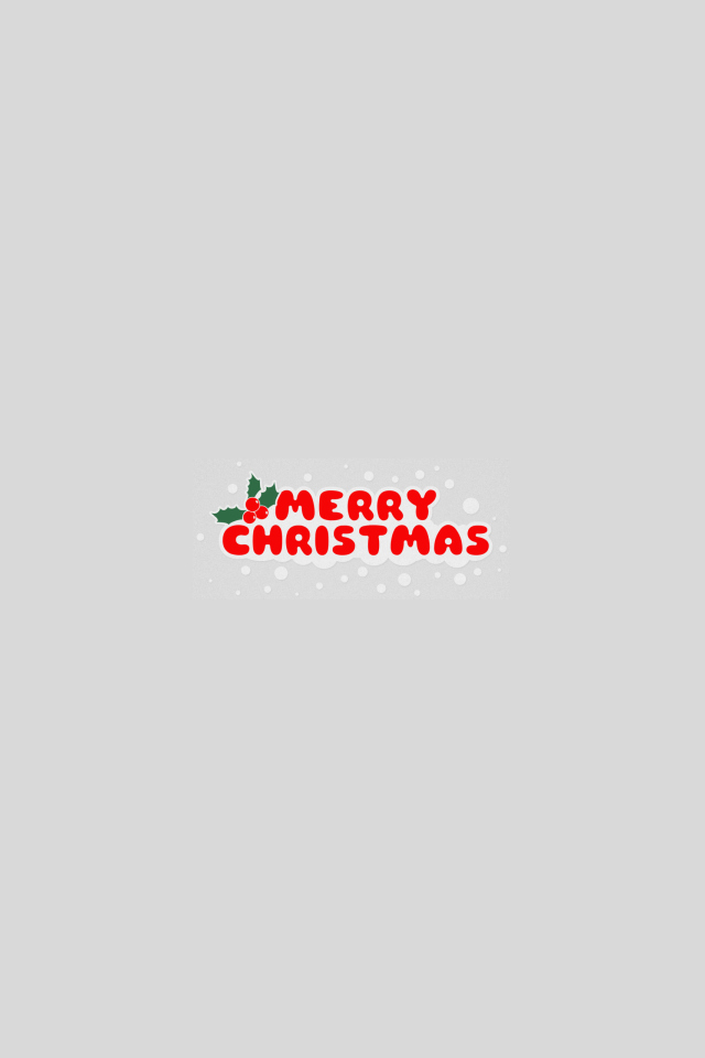 Merry Christmas Greeting wallpaper 640x960