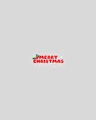 Merry Christmas Greeting - Obrázkek zdarma pro Nokia X6