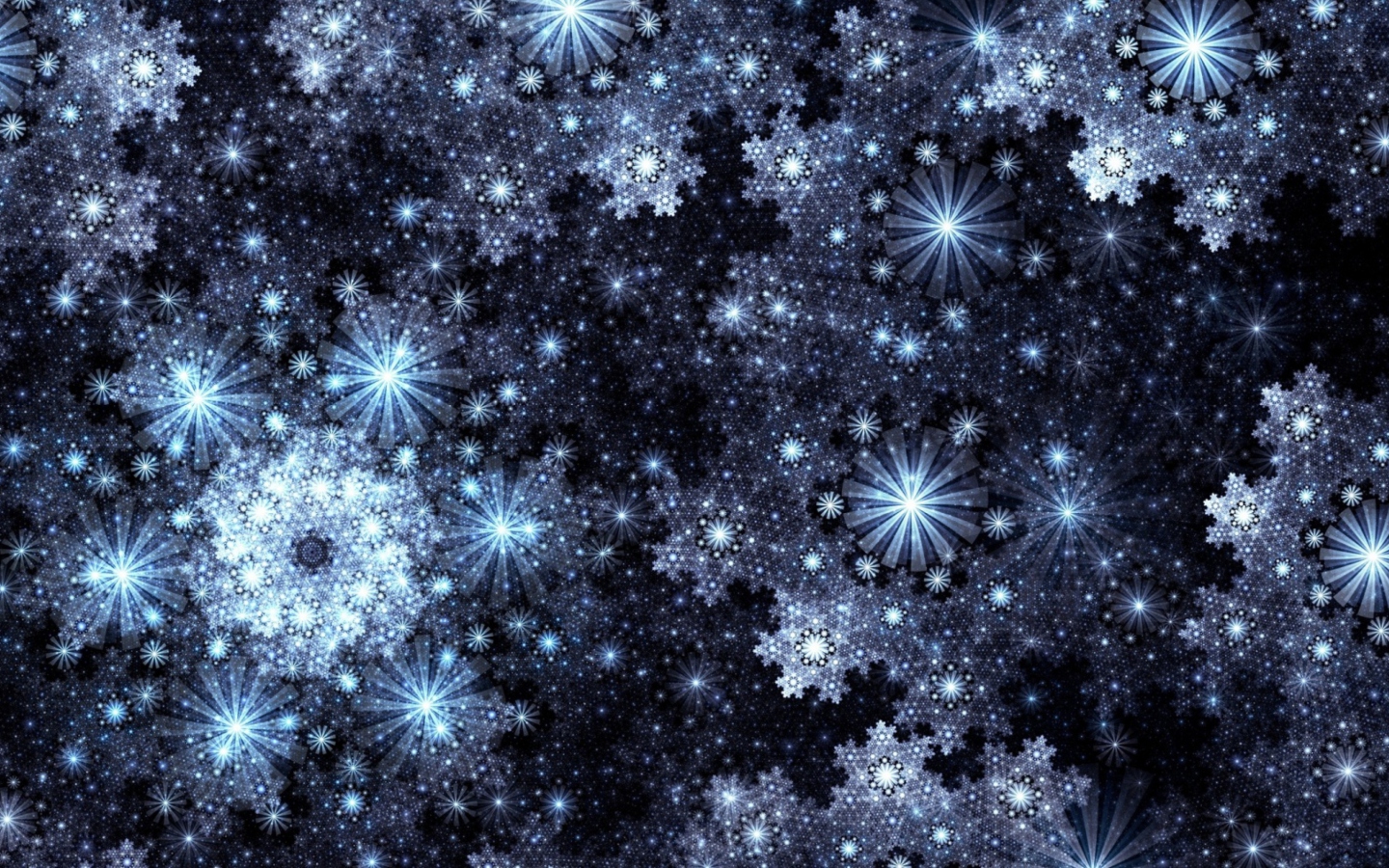 Screenshot №1 pro téma Snowflakes 1440x900