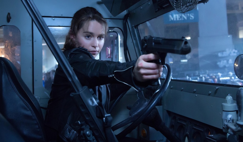 Das Sarah Connor in Terminator 2 Judgment Day Wallpaper 1024x600