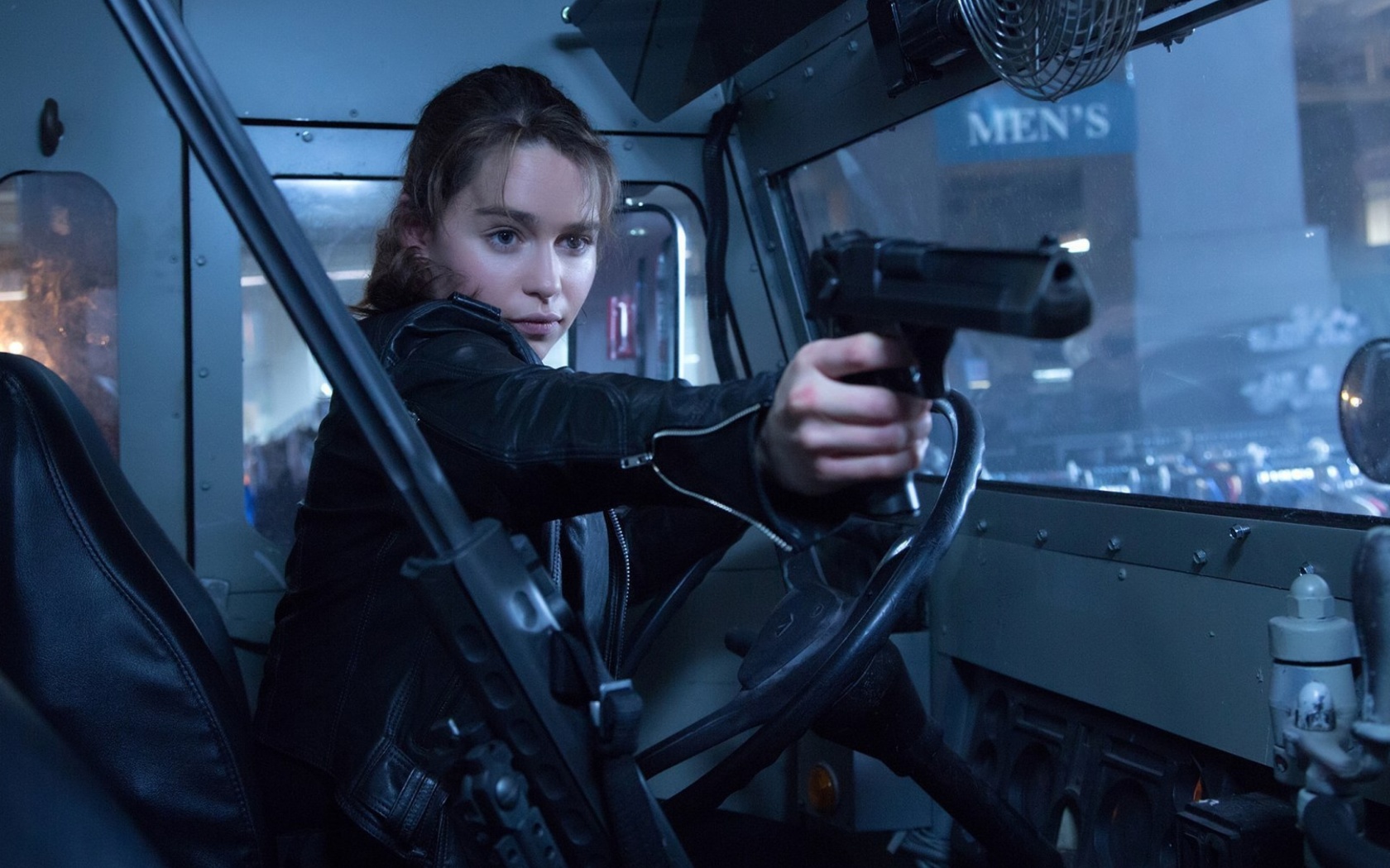 Sarah Connor in Terminator 2 Judgment Day screenshot #1 1680x1050
