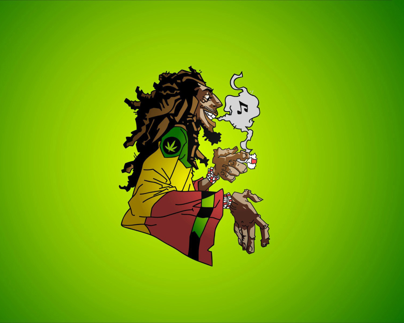 Das Bob Marley Wallpaper 1600x1280