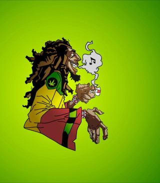 Kostenloses Bob Marley Wallpaper für Nokia Asha 310