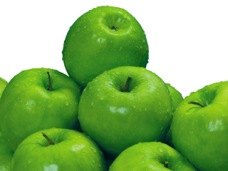 Fondo de pantalla Green Apples 320x240