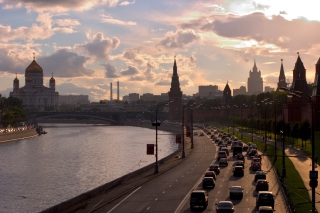 Moscow Cityscape Wallpaper for Android, iPhone and iPad
