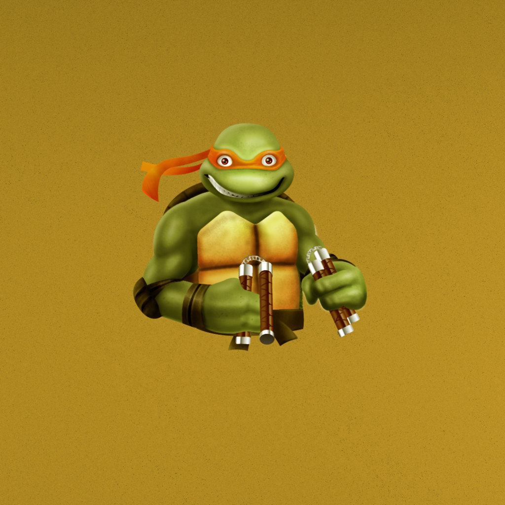 Das Ninja Turtle Wallpaper 1024x1024