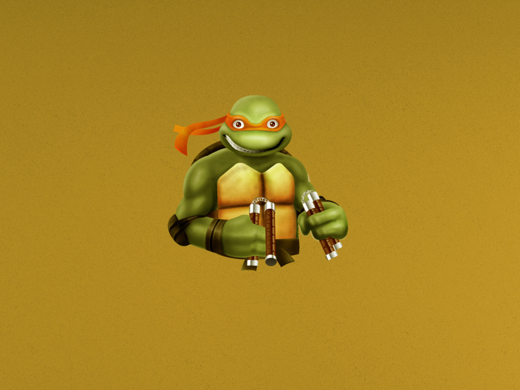 Screenshot №1 pro téma Ninja Turtle 1024x768