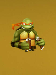 Das Ninja Turtle Wallpaper 240x320