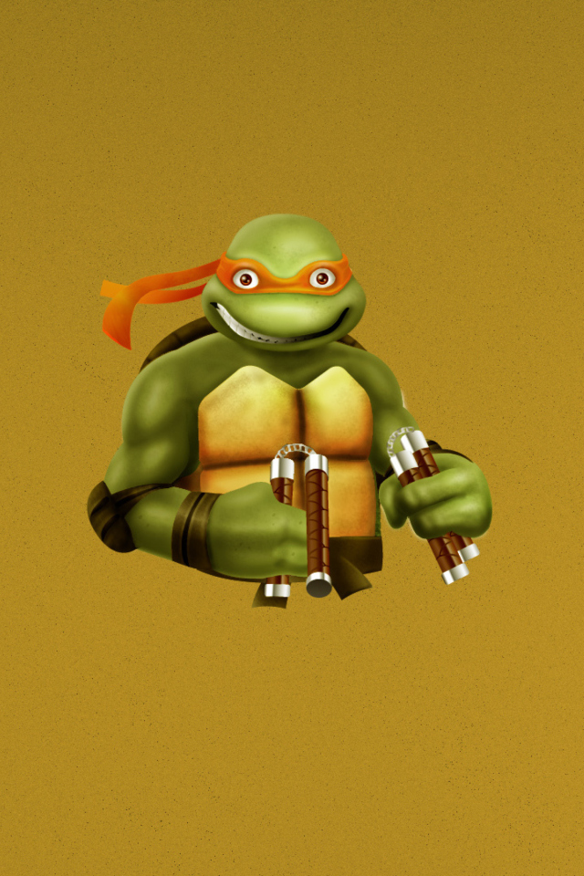 Fondo de pantalla Ninja Turtle 640x960