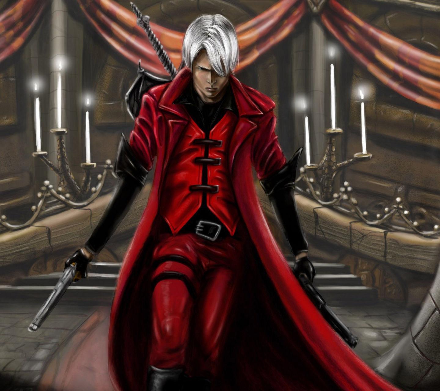 Screenshot №1 pro téma Devil may cry Dante 1440x1280