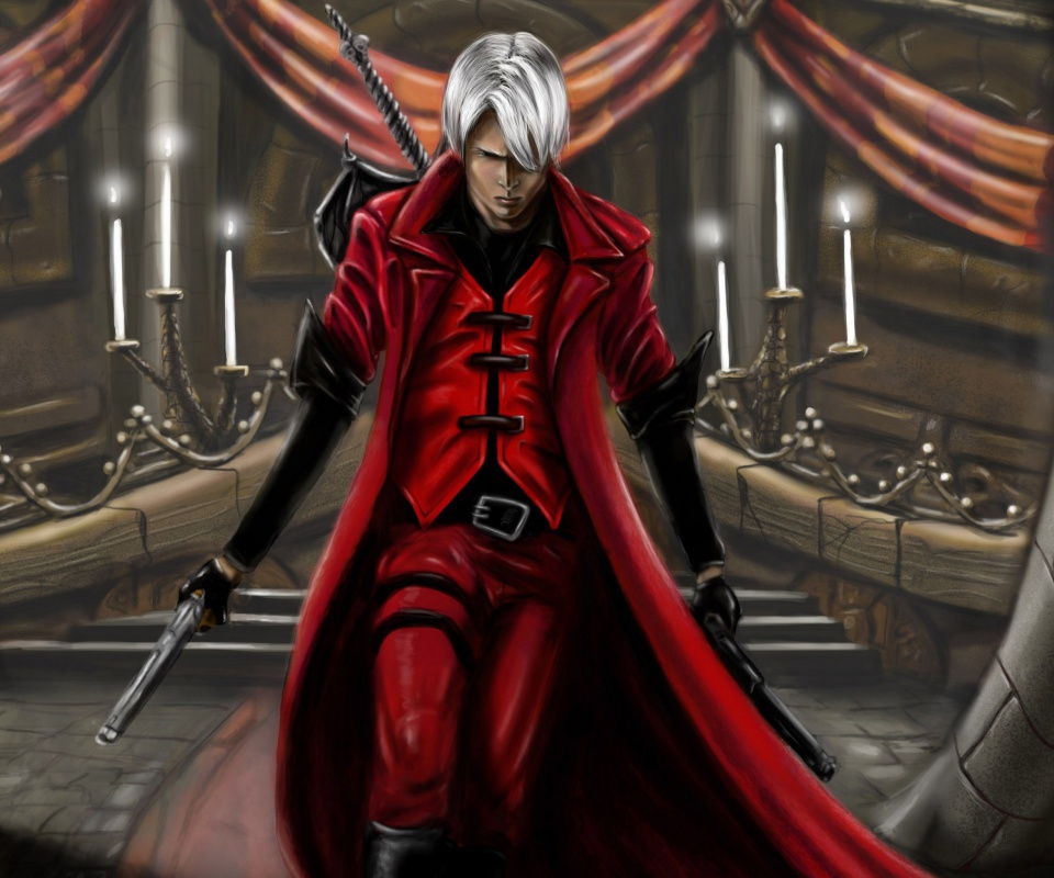 Fondo de pantalla Devil may cry Dante 960x800