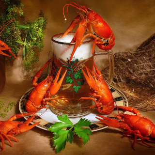 Beer And Crawfish sfondi gratuiti per iPad Air