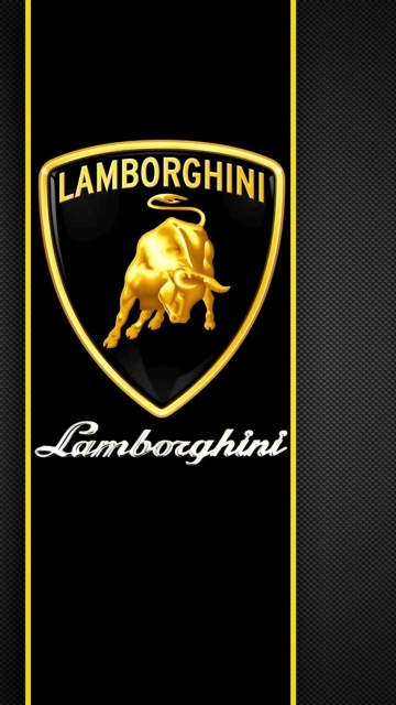 Обои Lamborghini Logo 360x640